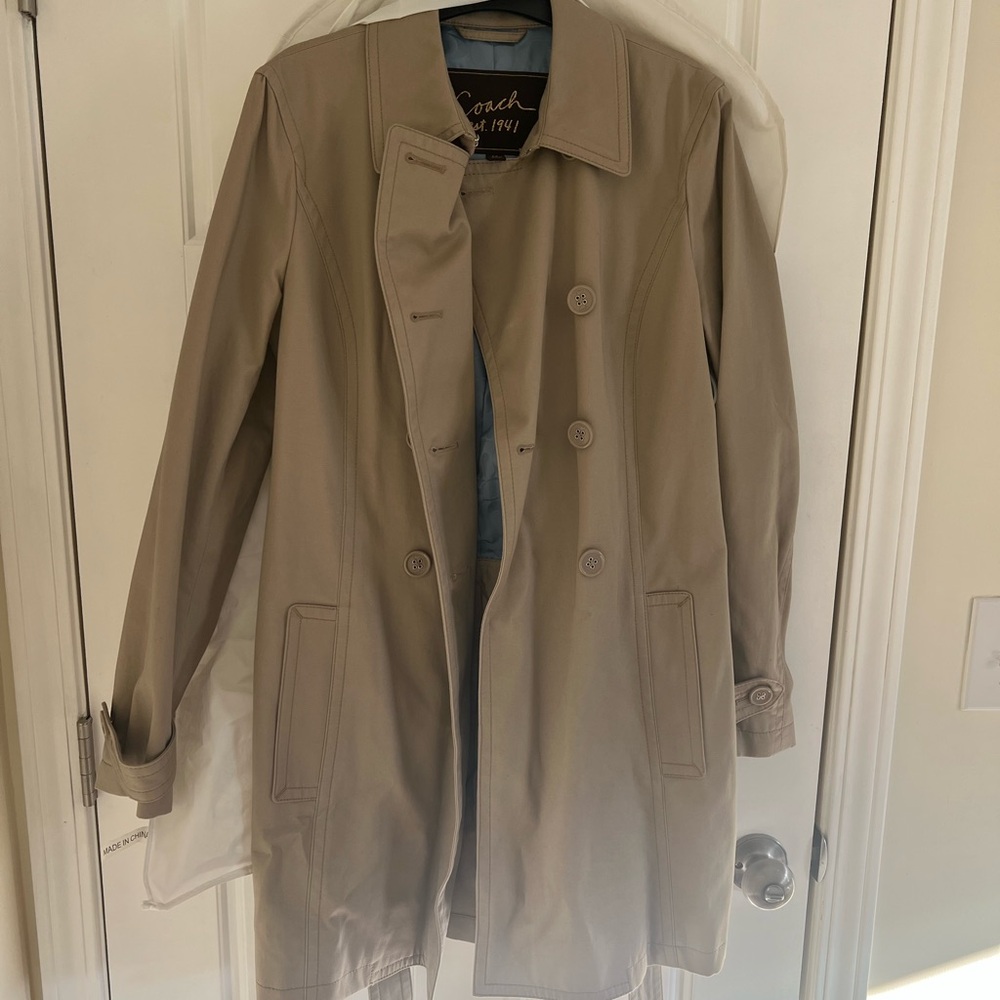Like new coach trench coat